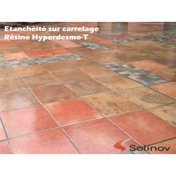 Résine transparente HYPERDESMO-T + finition PU Finish Matte