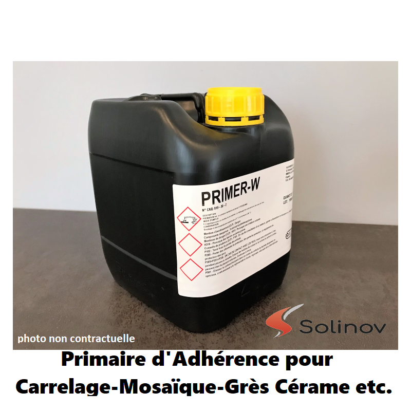 Primaires d'accroches pour carrelages, support poreux