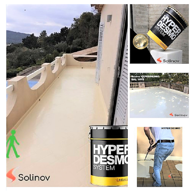 Etanchéité terrasse Polyuréthane HYPERDESMO