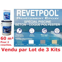 LOT EPOXY pour 60 m² Spécial Piscine