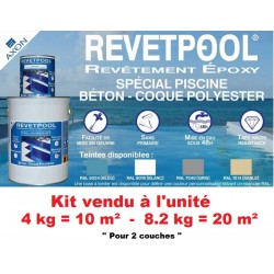 LOT EPOXY DE 10 et 20 m² pour Piscine