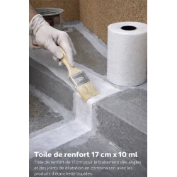 Toile de renfort en 17 cm
